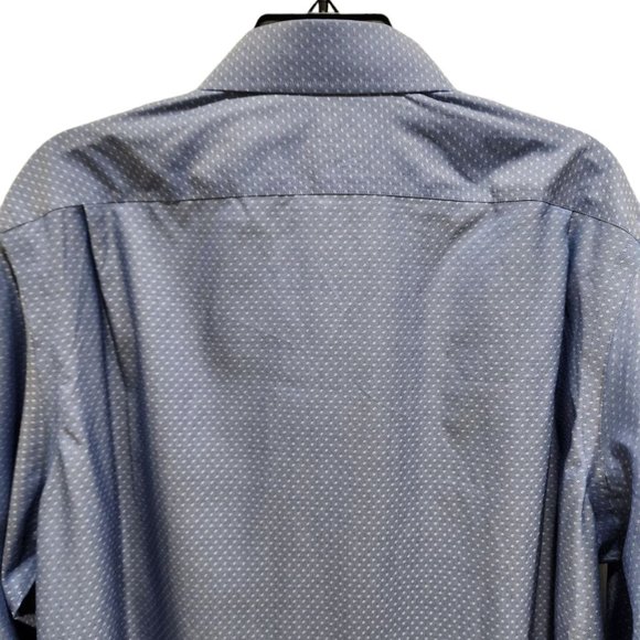Kirkland Signature Shirt Men's Size L Blue Long Sleeve Classic Button Up NEW - Picture 7 of 14